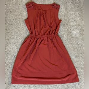 LOFT dress with crochet detailing